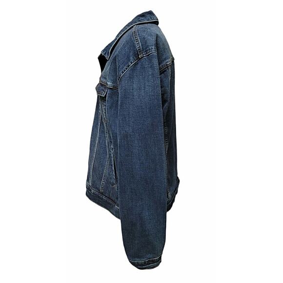 Men's Denim Trucker Jacket by Goodfellow & Co Size XL - Picture 3 of 7